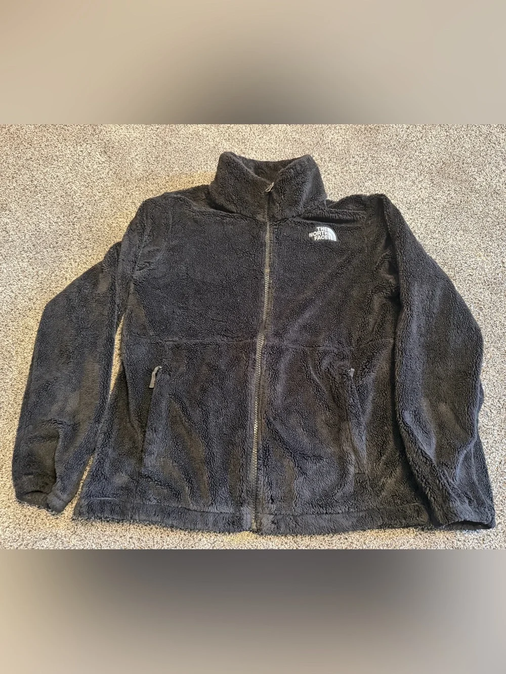 The North Face Black Kids Sherpa Fleece Jacket - Full Zip